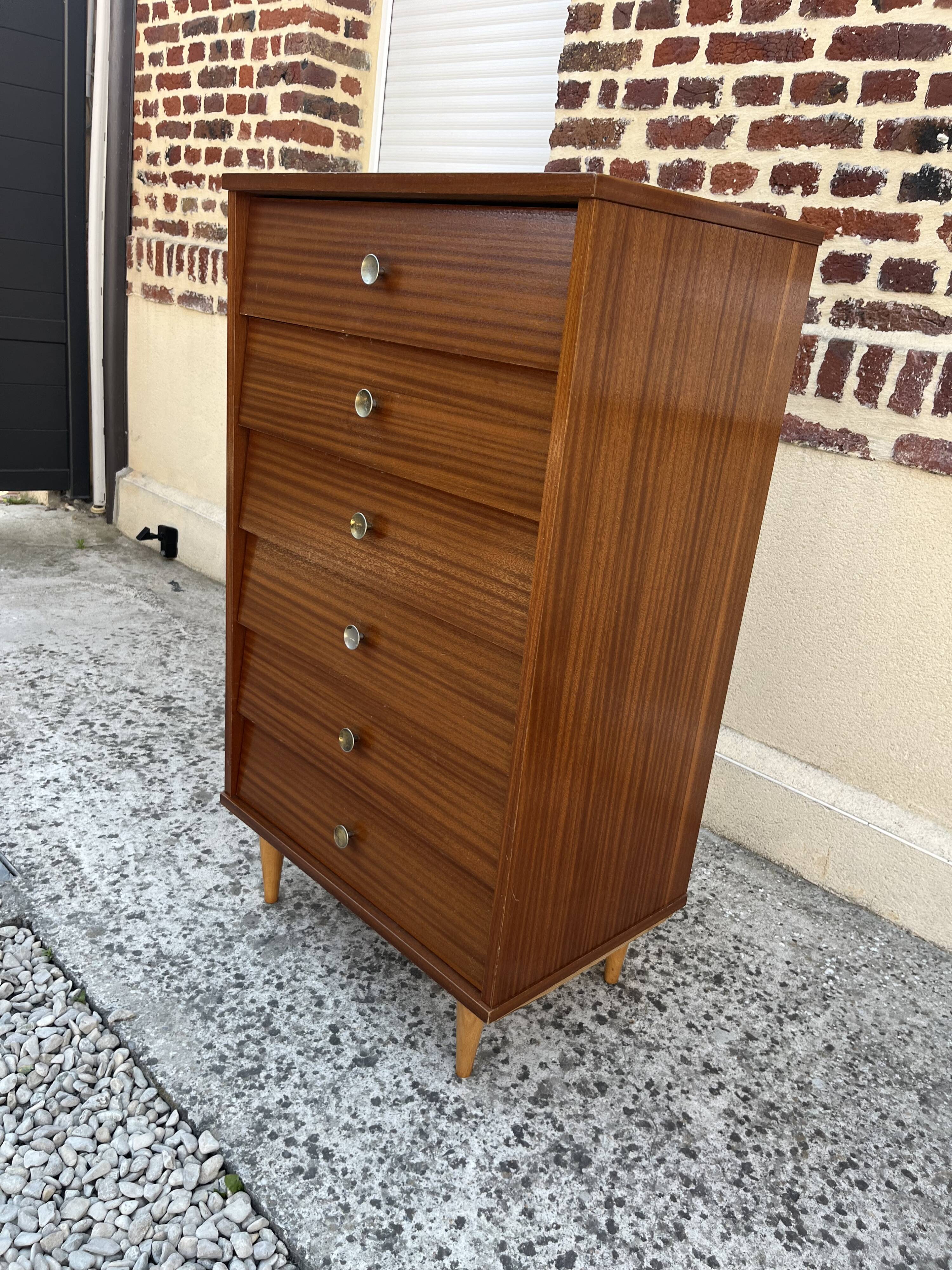 Vintage chiffonnier bobbin feet