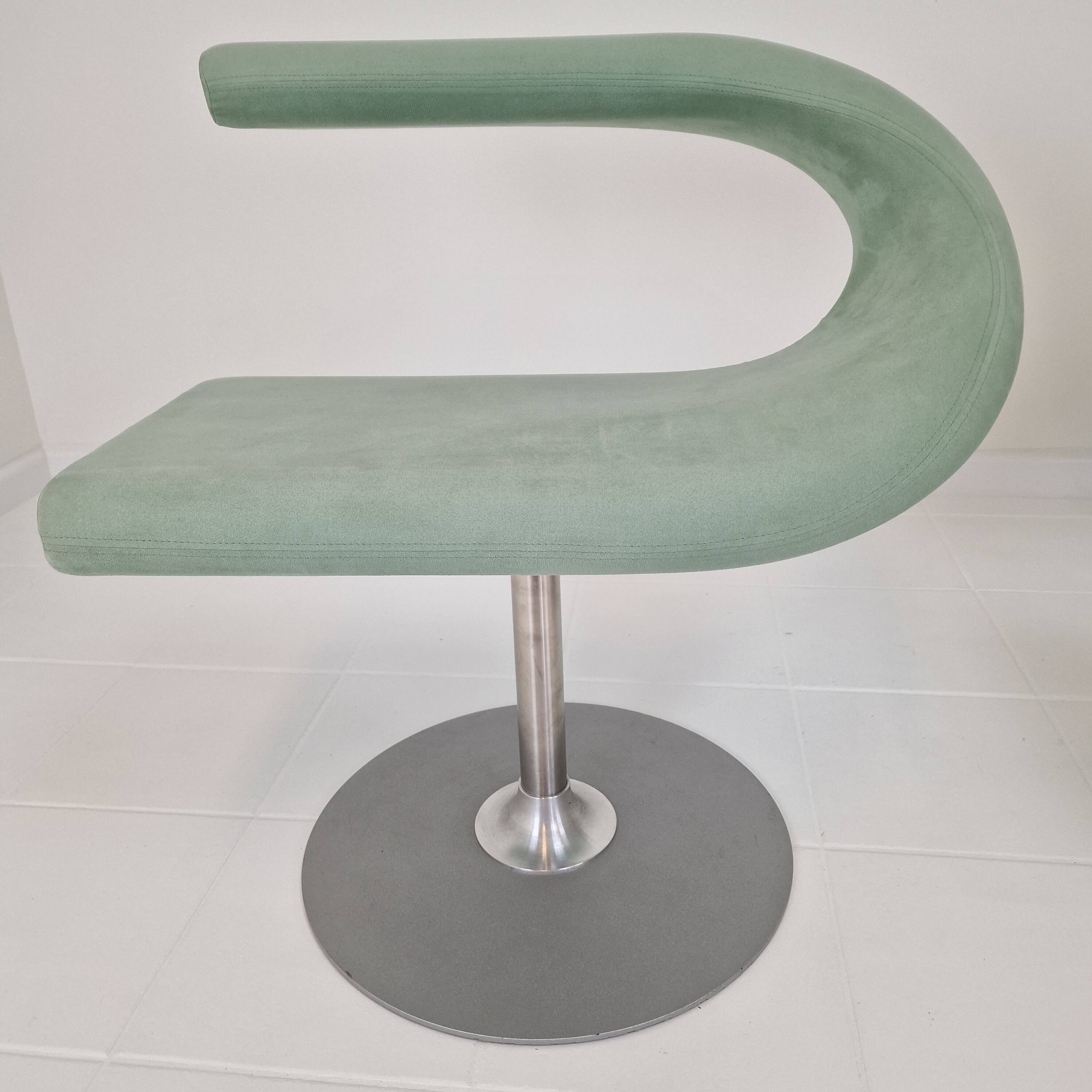 Set of 2 Bla Station Innovation C Swivel Chairs by Fredrik Mattson, Sweden