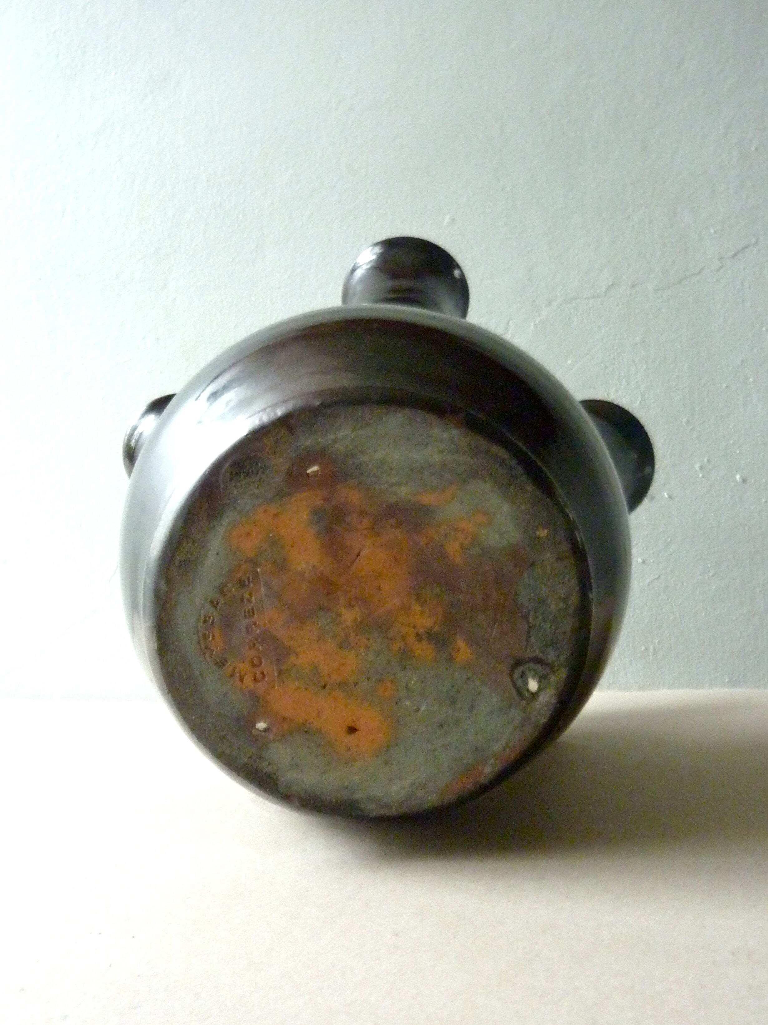 Vase bouquetière en grès Meyssac Corrèze