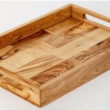 Plateau en bois d'olivier naturel