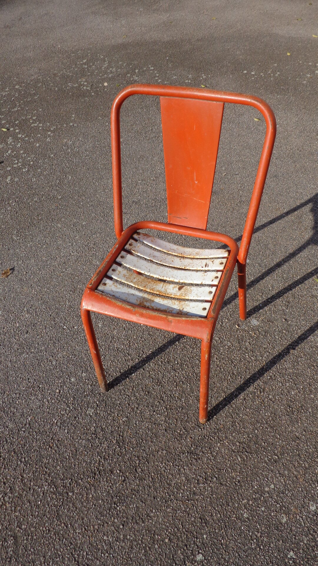 Chaise Tolix bi-colore