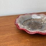 Large East German pottery bowl from the mid-century GDR by Strehla Keramik, 1960s.