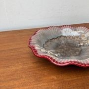 Large East German pottery bowl from the mid-century GDR by Strehla Keramik, 1960s.