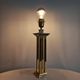 Hollywood Regency table lamp in gilded brass in the style of Willy Rizzo from the 1960s.