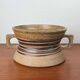 Bol de poterie d'atelier danois moderne du milieu du siècle par Tue Poulsen pour Tue Keramik, années 1960