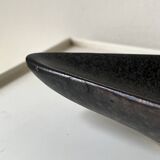Black glazed ceramic catchall, 1950s design