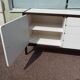 Wooden Sideboard - "Stollenlinie Brasilia" - German - 1960 - White - Black