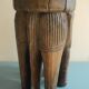 elephant stool plant holder vintage African art 50s