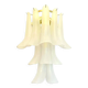Contemporary Frosted “Selle” Murano Glass Wall Sconce in Mazzega Style