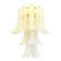 Contemporary Frosted “Selle” Murano Glass Wall Sconce in Mazzega Style