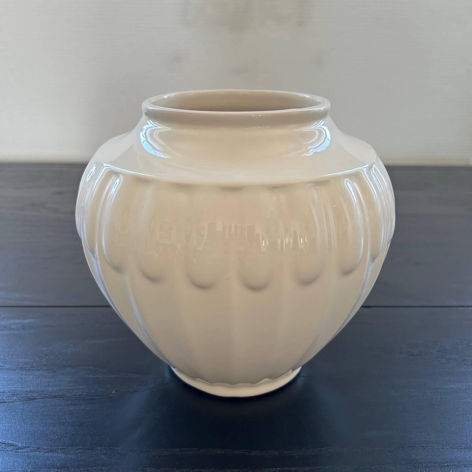 Art Deco style round vase