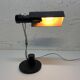 Black desk lamp by Oskar Immerschied for PGH Metalldrücker Halle