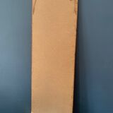 Large rectangular antique wall mirror in vintage wood, 1930