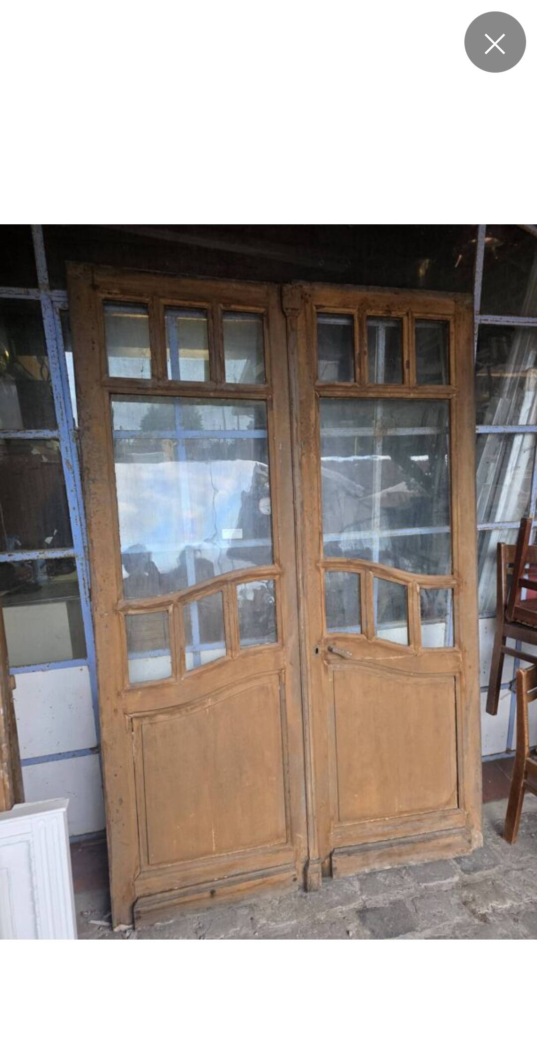 Pair of old Art Nouveau doors