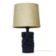 Table lamp "Climbing Women", partially glazed stoneware, by Sys M