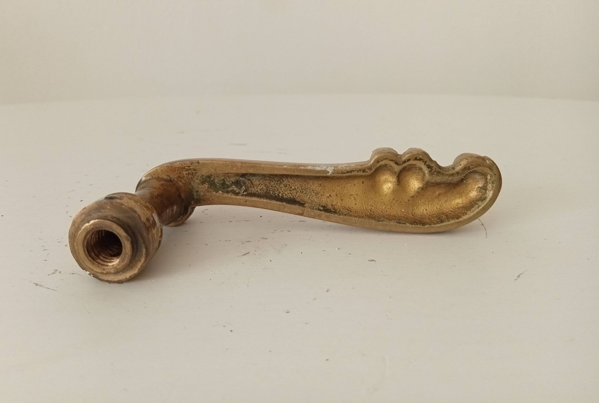 Poignée de porte ancienne en bronze style Empire