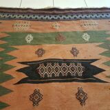 Moroccan kilim carpet (atlas), 130x141cm, handmade 100% wool