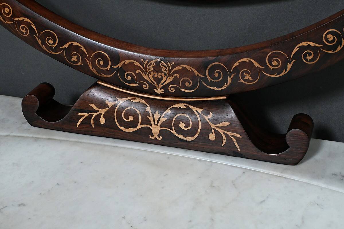 Coiffeuse en Palissandre et Marqueterie, époque Charles X – Début XIXe