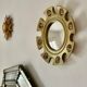 Mirror sun gilded wood 1960