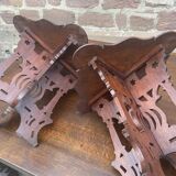 Paire de chevets syrien palissandre vintage 1930