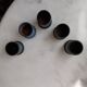 5 ceramic candle holders