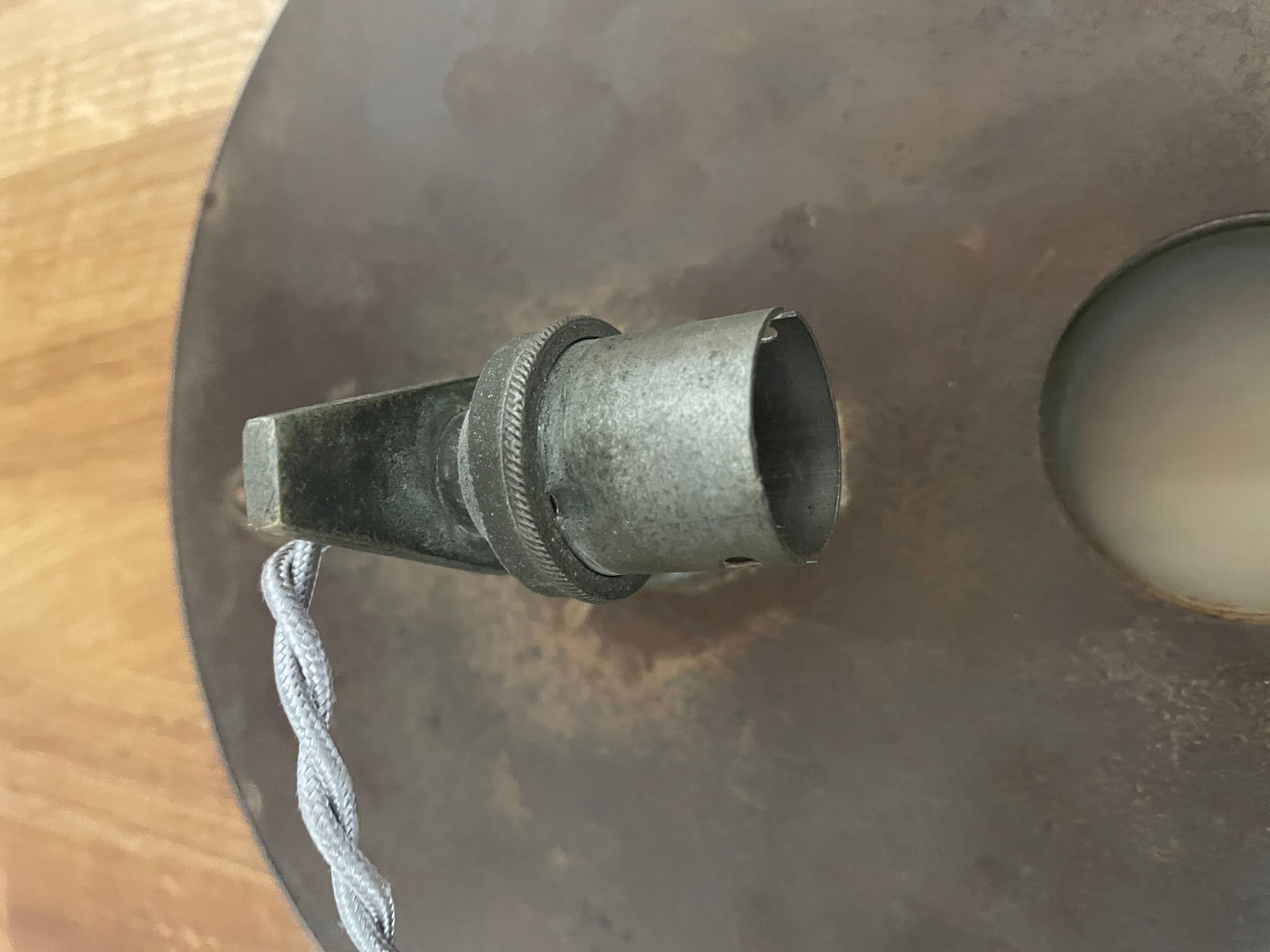 Vintage illuminating adjustable mirror, Brot, France art deco