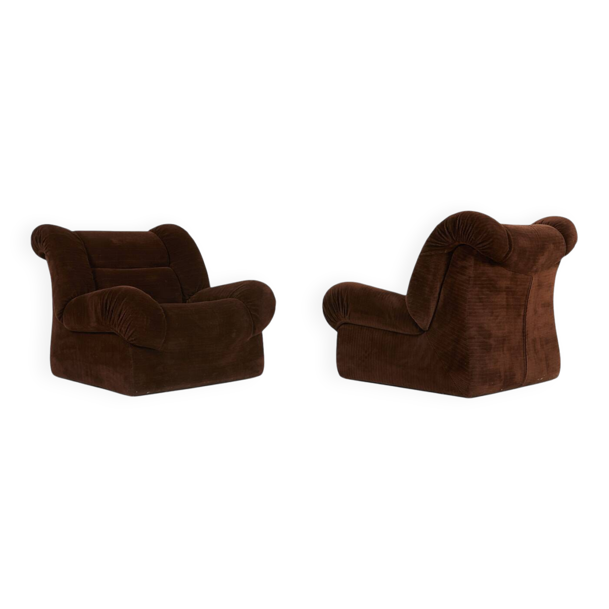 1970’s Italian design lounge chairs ‘Raffaello’ from Mimo Padova