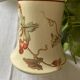 Small polychrome earthenware vase KG Lunéville old