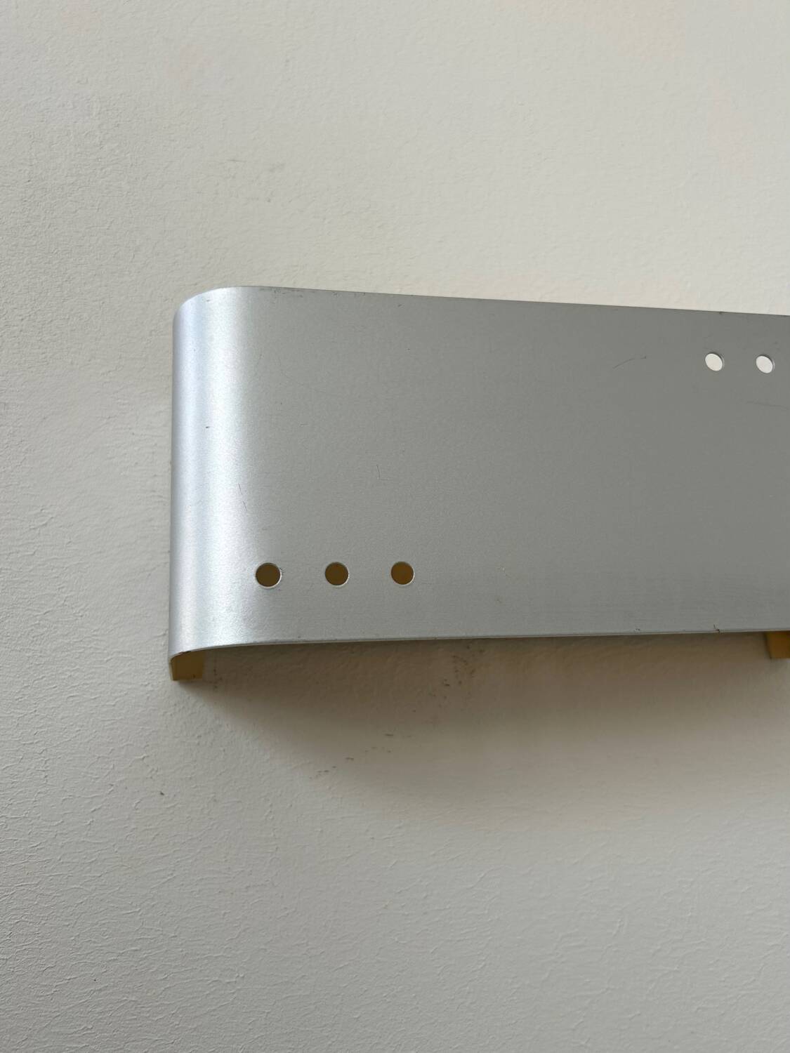 Pair of vintage wall lights, metal, France 1970