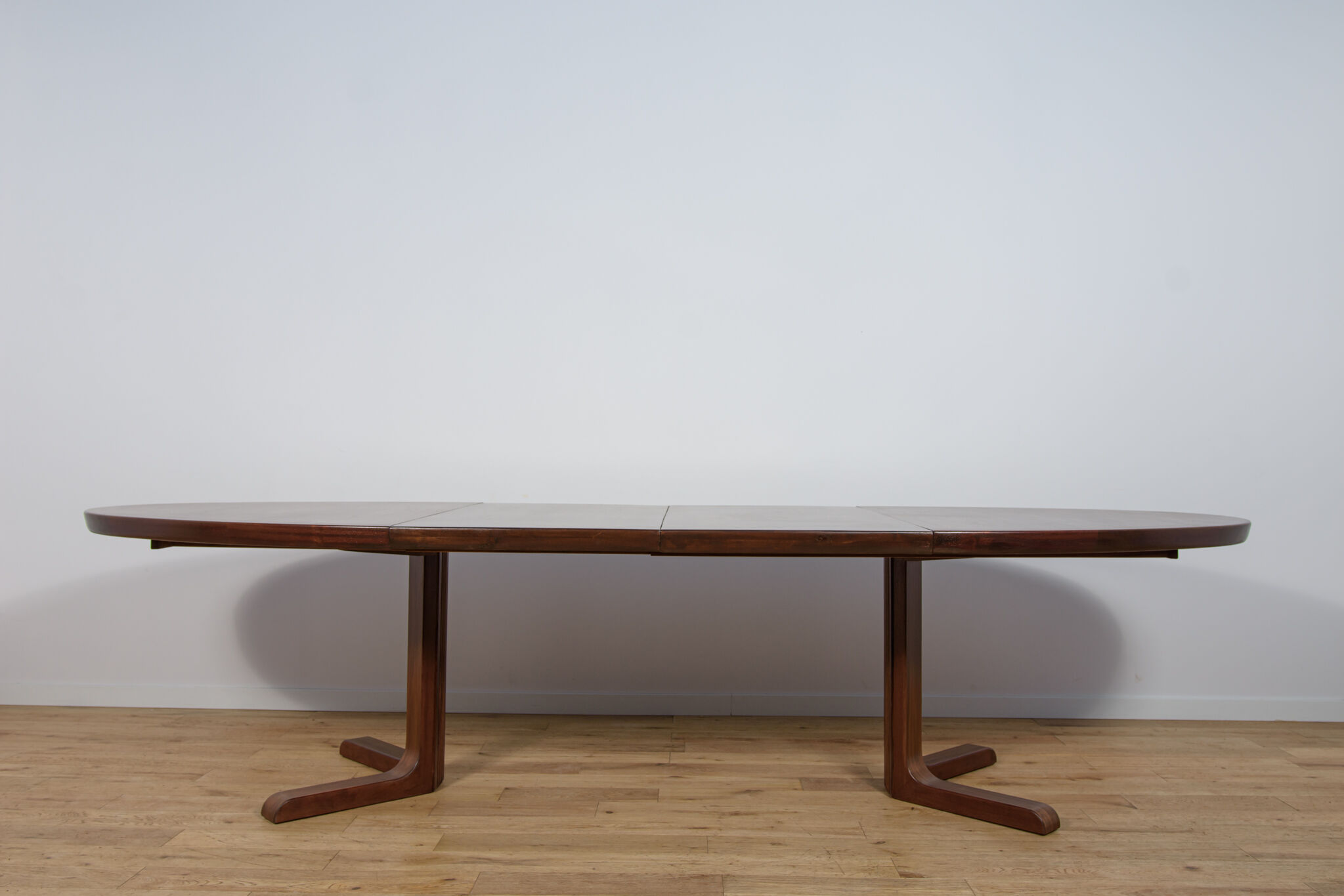 Mid-Century Oval Rosewood Extending Dining Table by Skovby, Denmark, 1960s