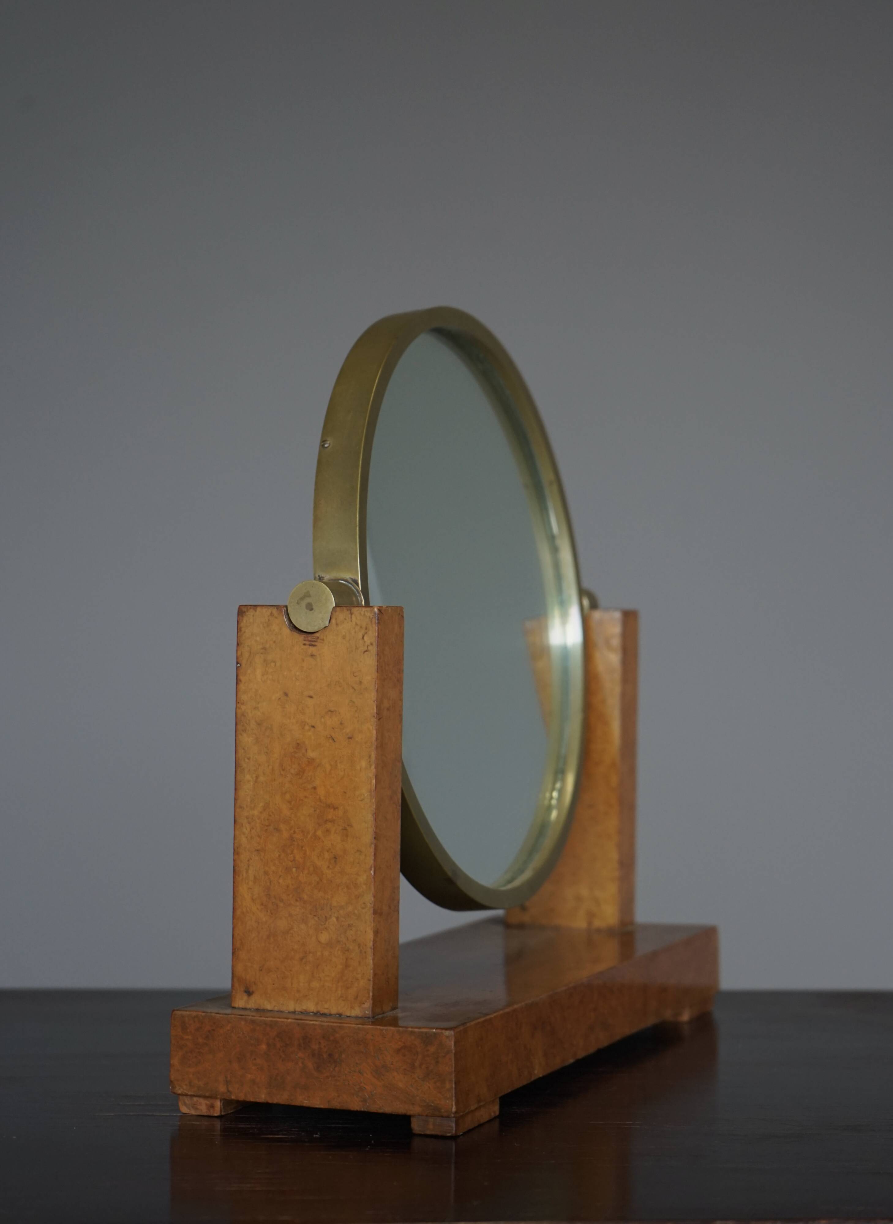 Art Deco Vanity Mirror by Émile-Jacques Ruhlmann, France, 1920s