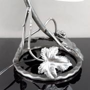 Wrought Iron Lamp, "Vine", Muller Frères Lunéville, Art Deco, c. 1930