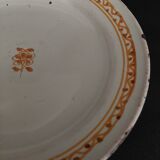 Moustiers earthenware plate, early 19th century