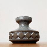 Danish studio pottery vase by Frank Keramik, mid-century, 1960s.