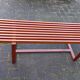 Banc à lattes scandinaves, teck 1970