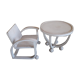 Chair and table for child art deco