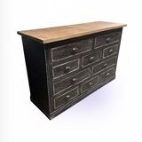 Old cabinet with 10 drawers
