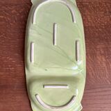 Barbotine asparagus dish and drainer