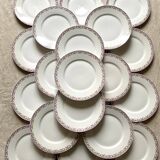 Limoges porcelain flat plates x 21