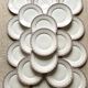 Limoges porcelain flat plates x 21