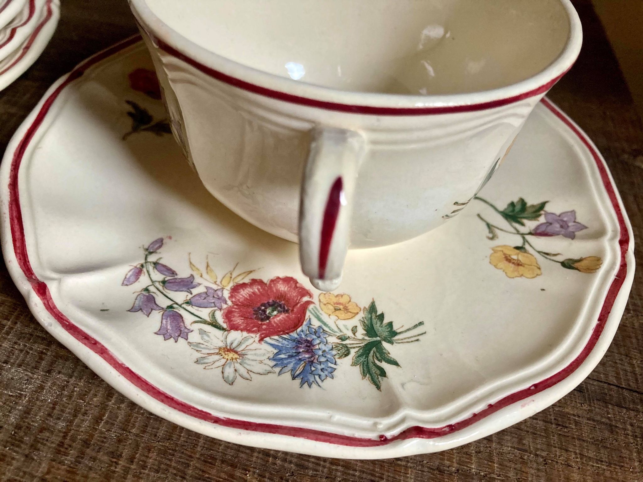 Cup Digoin Sarreguemines model Agreste