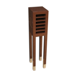 Lacquered wood side table