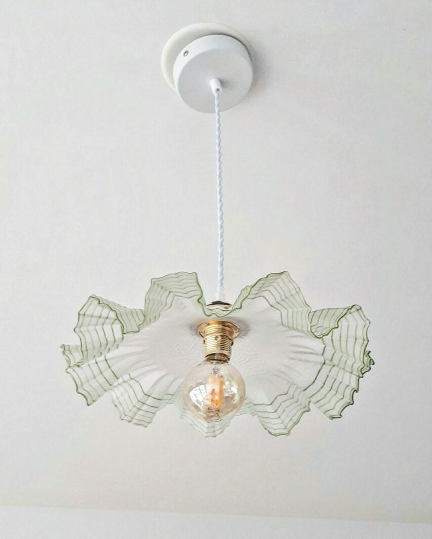 Vintage umbrella pendant lamp