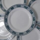 Terre de fer 6 assiettes plates lotus