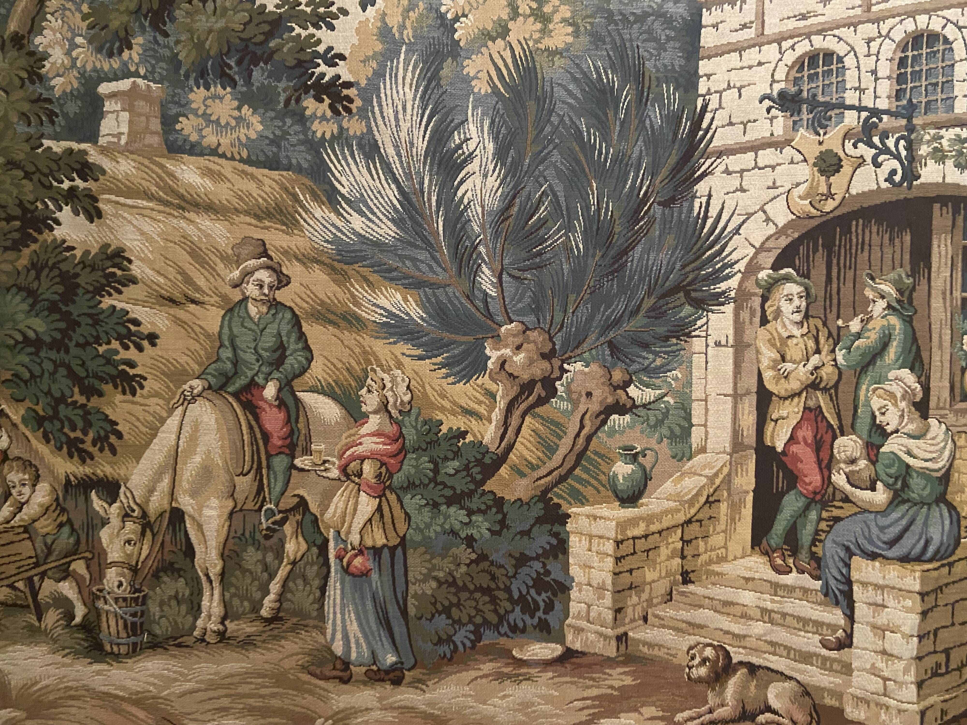 Tapestry lively village