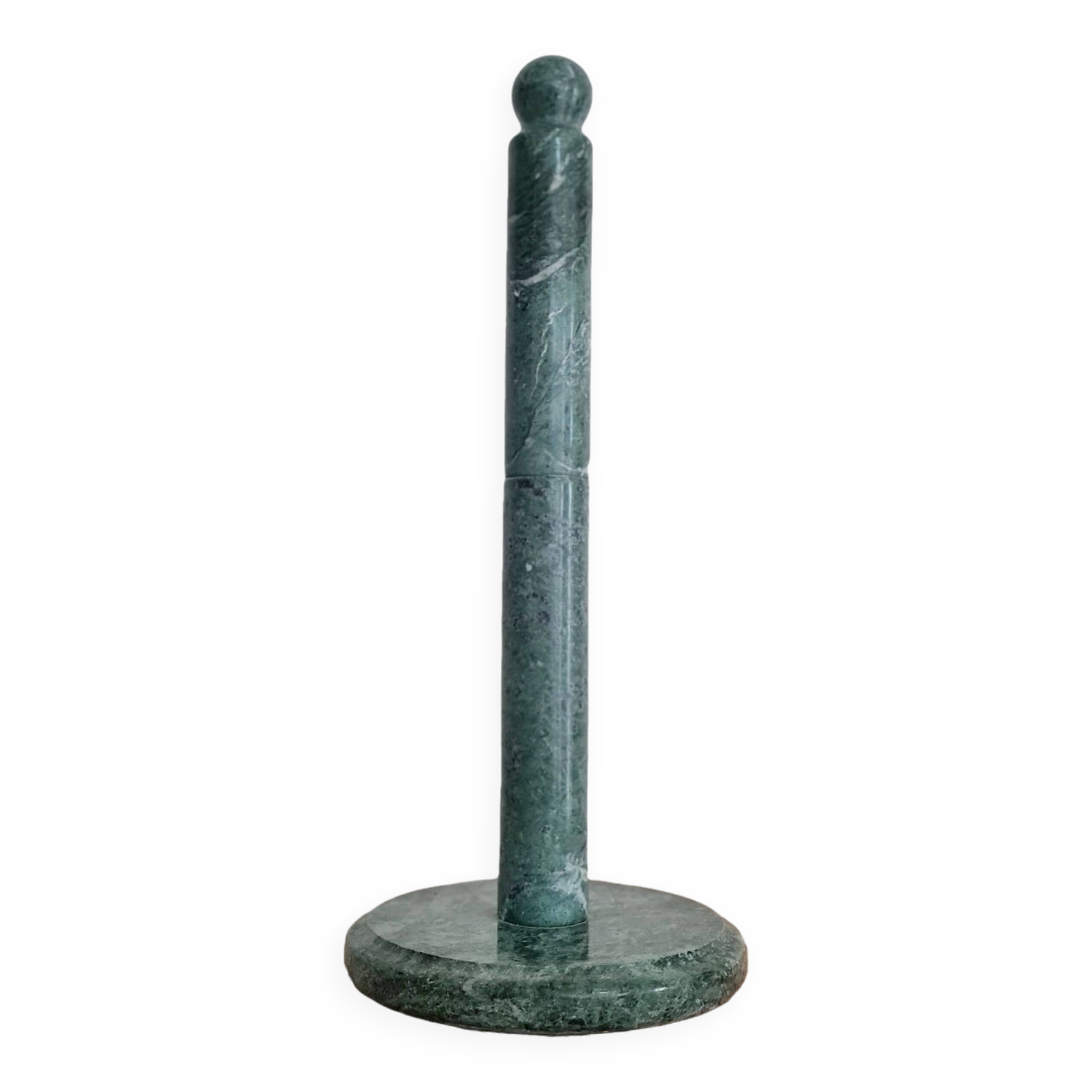 Paper towel roll - green marble base for paper