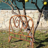 Vintage rattan headboard