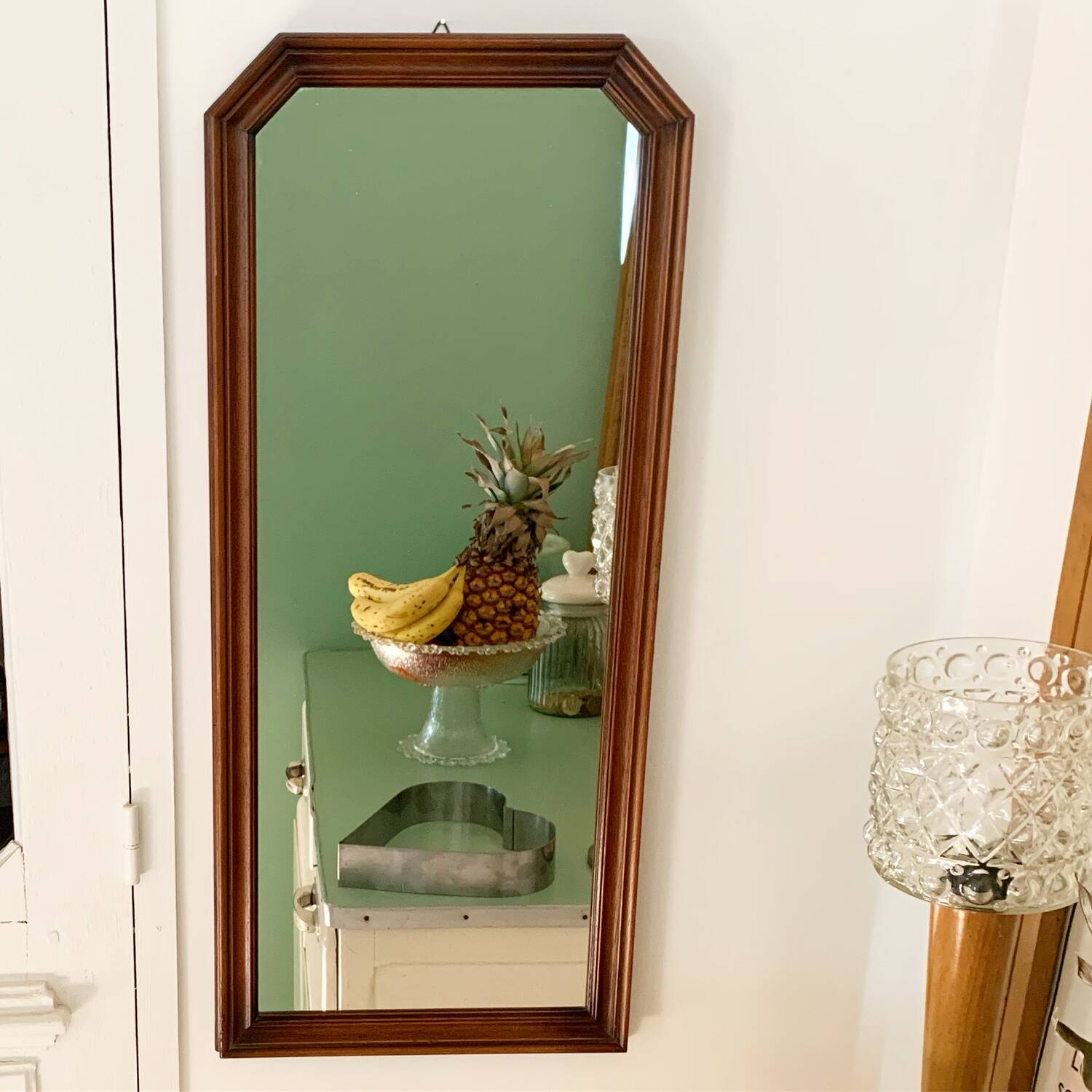 Miroir vintage en bois