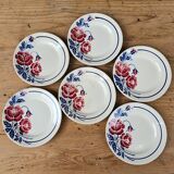 Dessert plates Eugène Sarreguemines