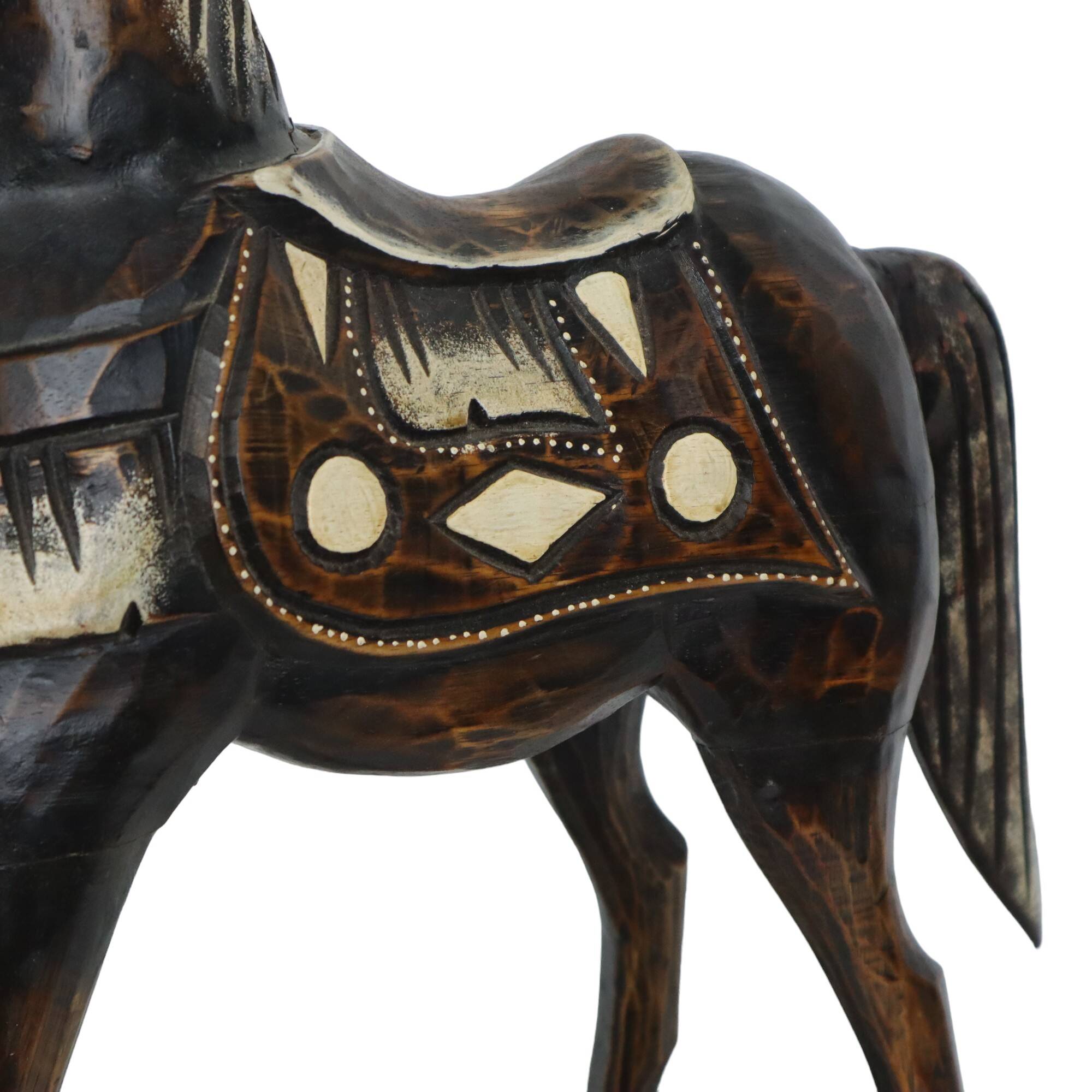 Vintage French Rocking Horse Seesaw Rocking Horse Wood 1970s